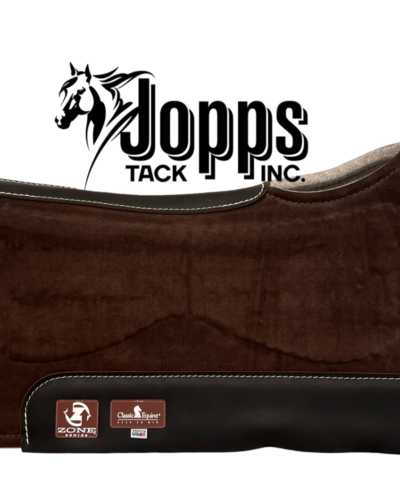 Classic Equine Zone Suede/Felt Brown 30'' x 30" Saddle Pad