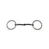 Diamond R 3/8'' Twisted Sweet Iron Loose Ring Snaffle