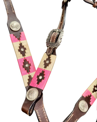 Pony Wrap Embroidered Headstall and Breast Collar Set - Image 2
