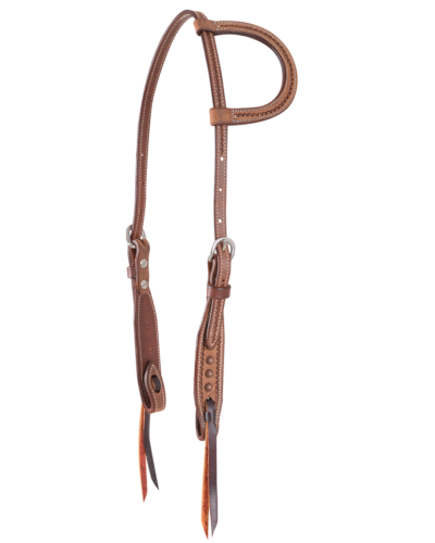 Martin Saddlery Corkscrew Border Headstall