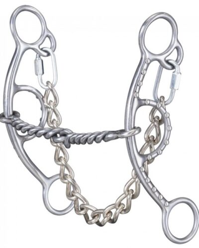 Sweet Iron Twiste Wire Short Shank Gag Snaffle Bit
