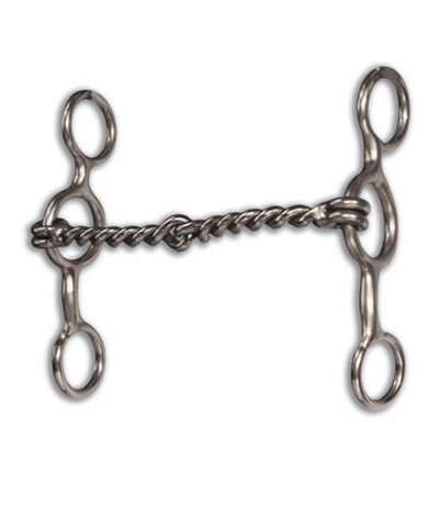 Professionals Choice Equisential Performance Short Shank Twisted Wire Snaffle Bit