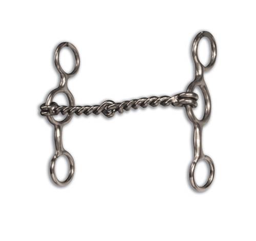 Professionals Choice Equisential Performance Short Shank Twisted Wire Snaffle Bit