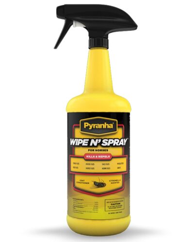 Pyranha Wipe N' Spray Fly Spray 32oz