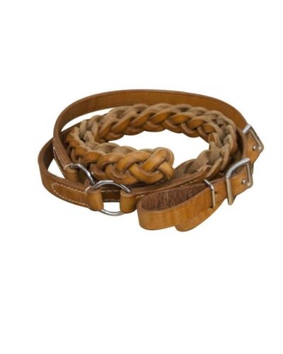 7ft Argentine Cow Leather Contest Reins