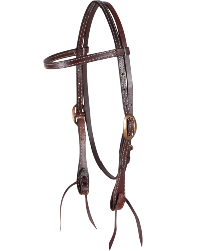 Martin Saddlery Chocolate Skirting Headstall
