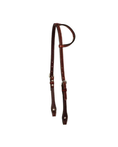 5/8'' Rosewood Spider Stamp Slip Ear Headstall