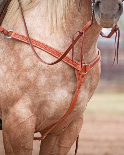 Alternative view of Golden Spider Stamp 1-1'4'' Breastcollar