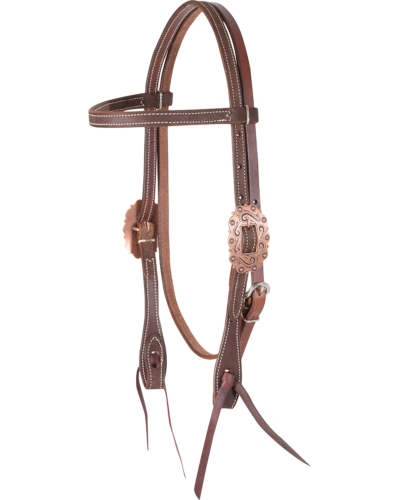 Martin Copper Buckle Browband Headstall