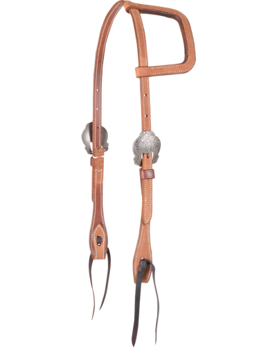 Martin Silver Scroll Buckle Square 1-Ear Headstall