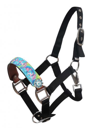 Pony Size Rainbow Pony Halter