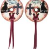 "Riding on Faith" Leather Bit Guards