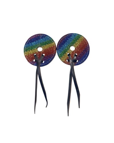 Rainbow Glitter Overlay Bit Guards