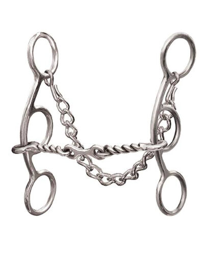 Professionals Choice 3-Piece Twisted Wire Futurity Bit