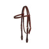 5/8'' Rosewood Spider Stamp Browband Headstall