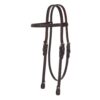 Circle Y 5/8'' Shell Tooled Browband Headstall