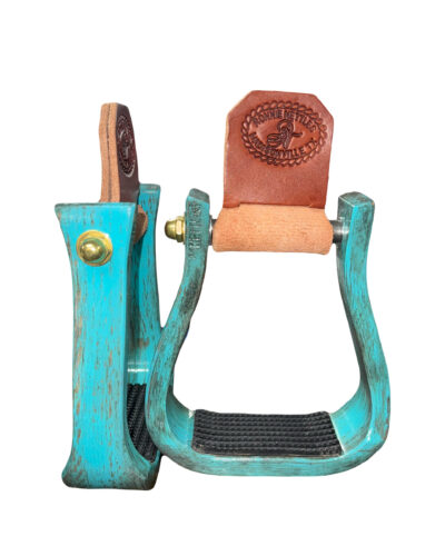 Alternative view of Barrel Racer Nettle Stirrups