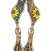 Hand Painted Ladies Sunflower Design Spur Straps