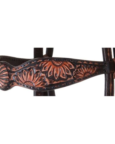 Circle Y Sunflower Browband Headstall - Image 2
