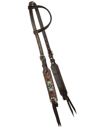 Circle Y Sunset Beaded 1-Ear Headstall