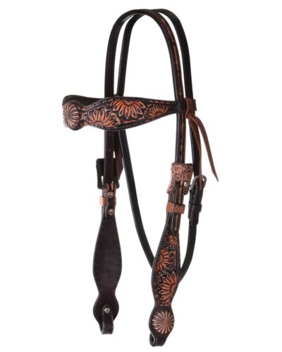 Circle Y Sunflower Browband Headstall