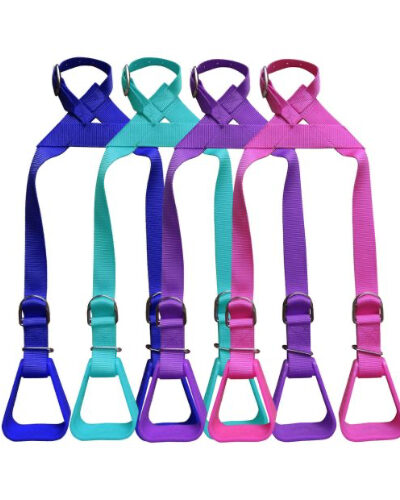 Heavy Duty Nylon Colored Adjustable Buddy Stirrups