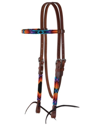 Circle Y Infinity Wrap Multi Beaded Headstall