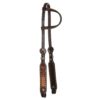 Circle Y Distressed Buckstitch Exotic Inlay 1-Ear Headstall