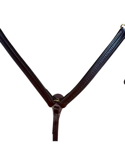 Circle Y Shell Silver Walnut Breastcollar
