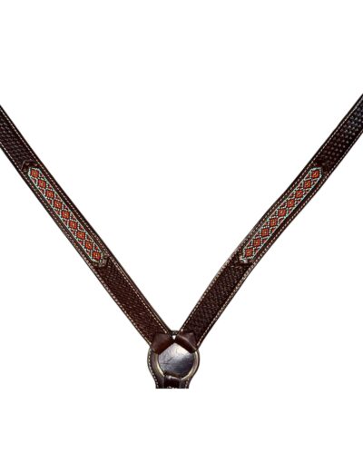Weaver Turquoise Cross Beaded Breastcollar