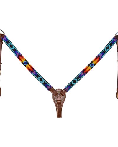 Circle Y Infinity Wrap Harness Beaded Breastcollar