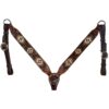 Circle Y Distressed Southwestern Beaded Inlay Breastcollar