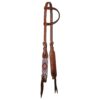 Circle Y Infinity Bead Brown Diamond 1-Ear Headstall