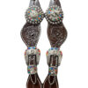 Youth Leather Spur Straps w/ Floral Tooling