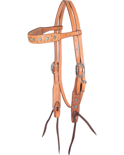Martin Saddlery Hexagon Dotted Headstall