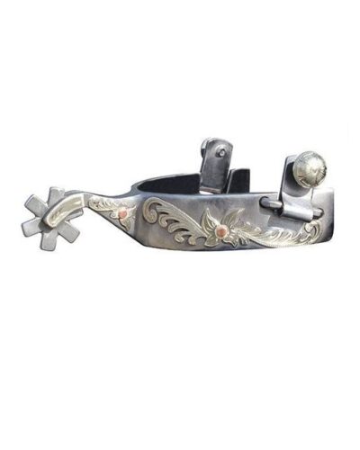 Professional's Choice Silver 6pt Rowel Spur