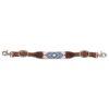 Circle Y Infinity Bead Blue Diamond Wither Strap