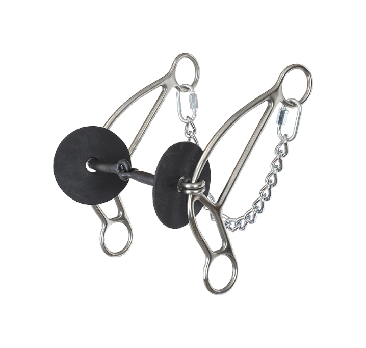 Reinsman Josey Banana Short Shank Gag Smooth 2-Piece Bit