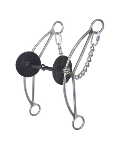 Reinsman Josey Banana Long Shank Gag Smooth 2-Piece Bit