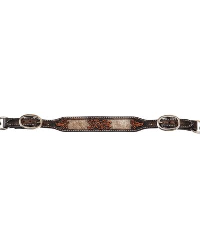 Circle Y Distressed Hair On Hide Wither Strap