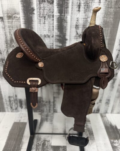 Circle Y Martha Josey Lightweight Lightspeed Barrel Saddle - Image 4