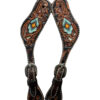 Circle Y Sunset Beaded Spur Straps