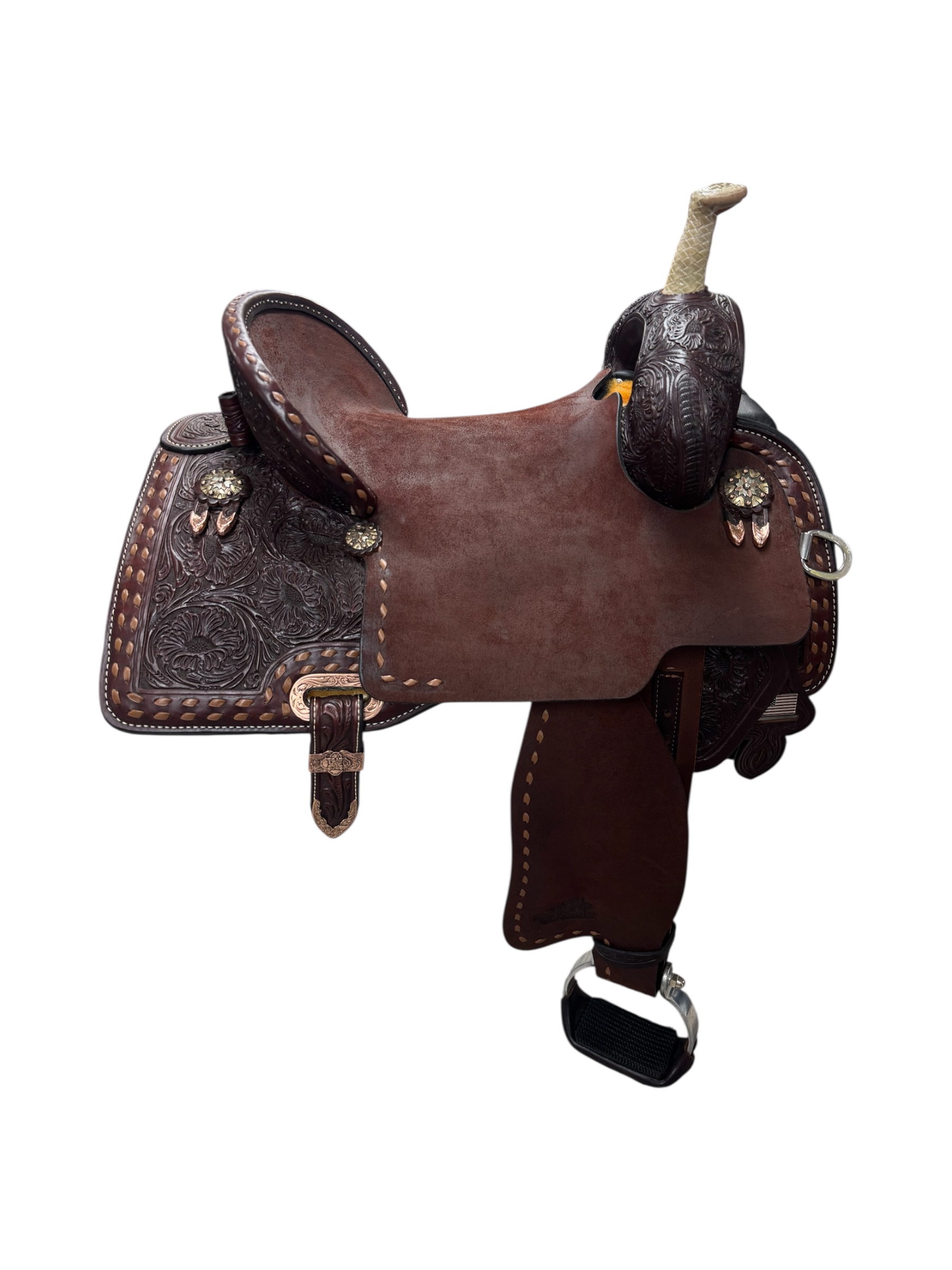 Circle Y Martha Josey Revolution Flex2 Barrel Saddle - Image 3