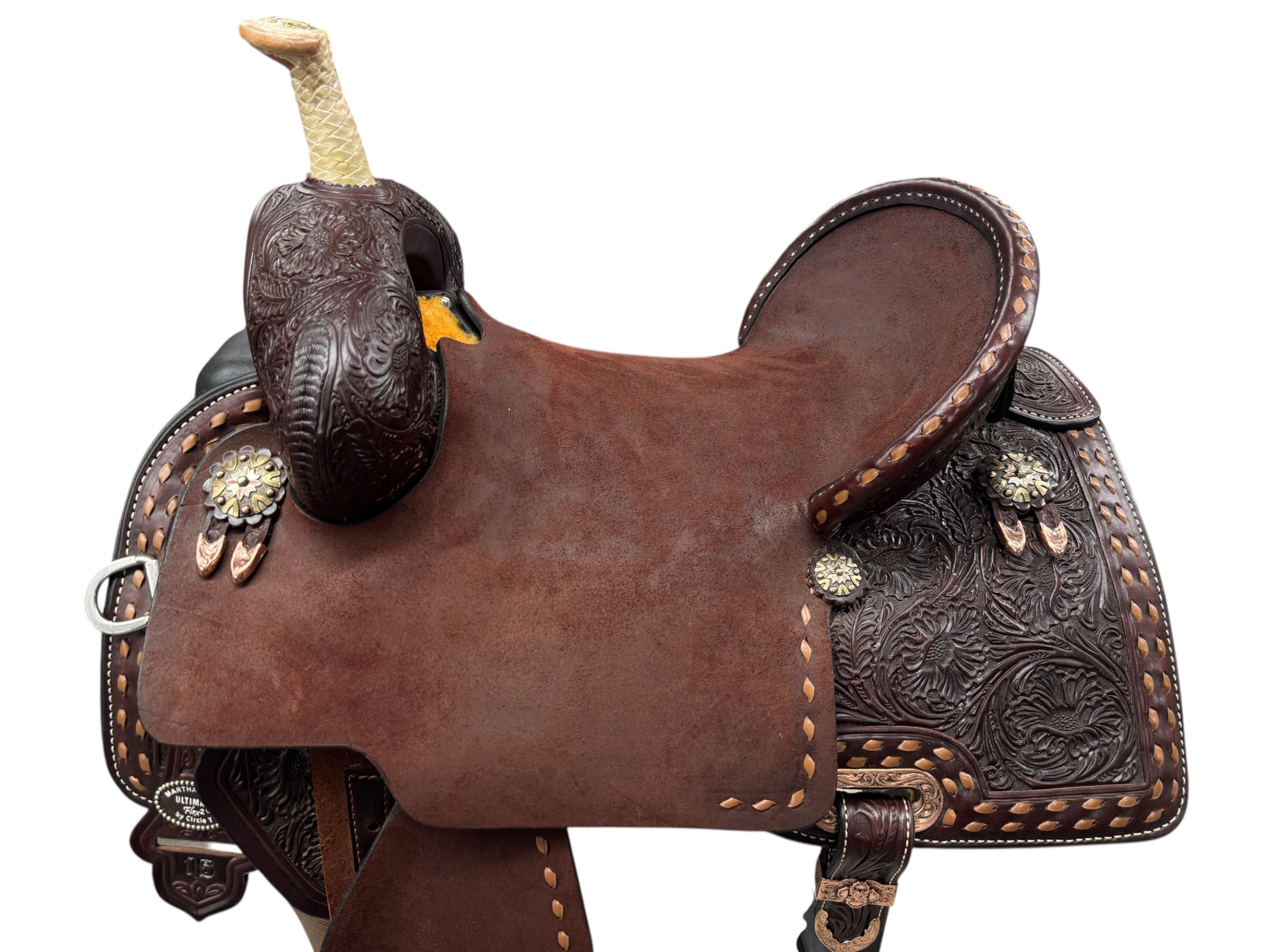 Circle Y Martha Josey Revolution Flex2 Barrel Saddle - Image 5