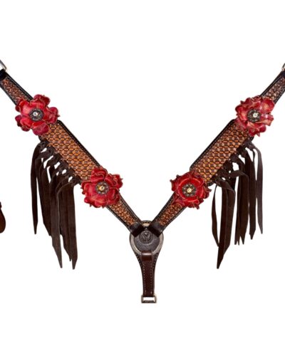 Circle Y Sarah Rose Vintage Fringe Breastcollar