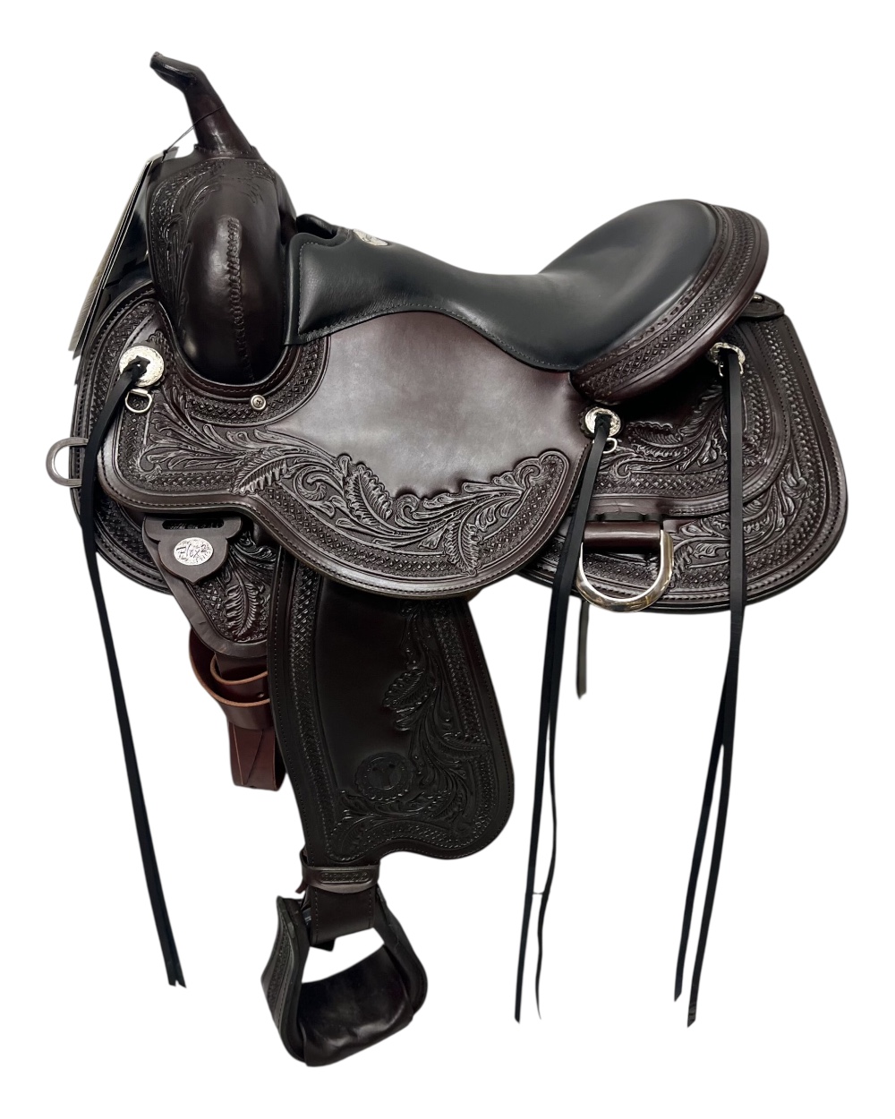 16'' Circle Y Julie Goodnight Monarch Flex2 Trail Saddle