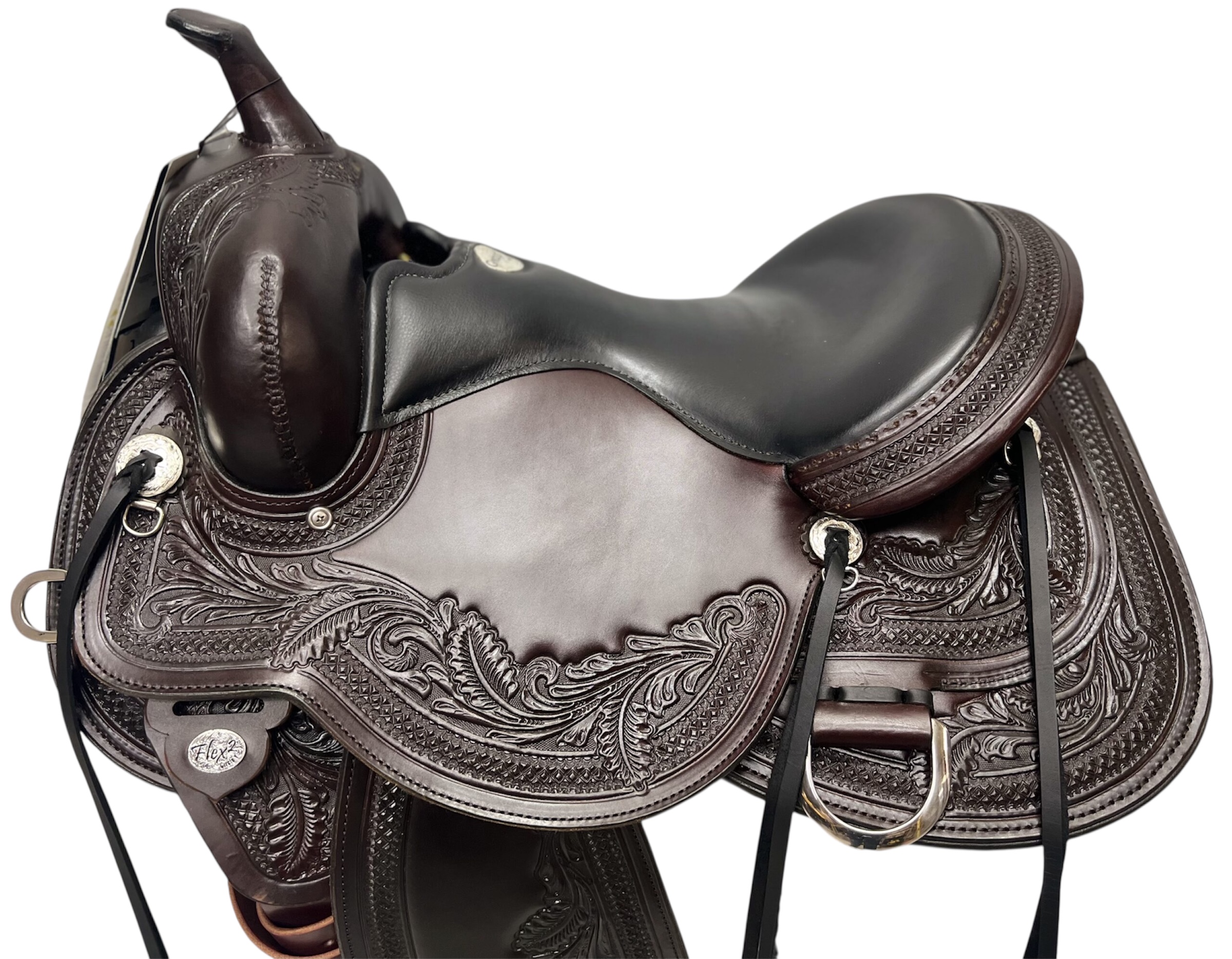 16'' Circle Y Julie Goodnight Monarch Flex2 Trail Saddle - Image 2
