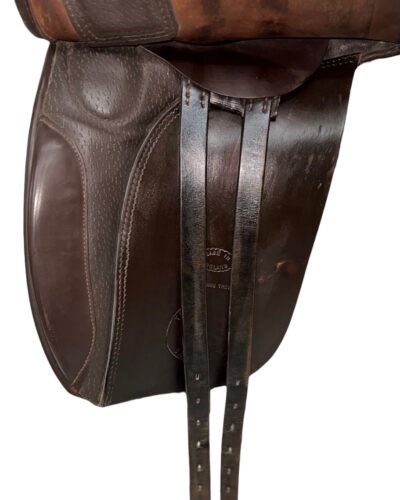 Paire D'étrivières Cuir TONY SLATER SADDLERY (TSS) - Noir - 1″ X 62″