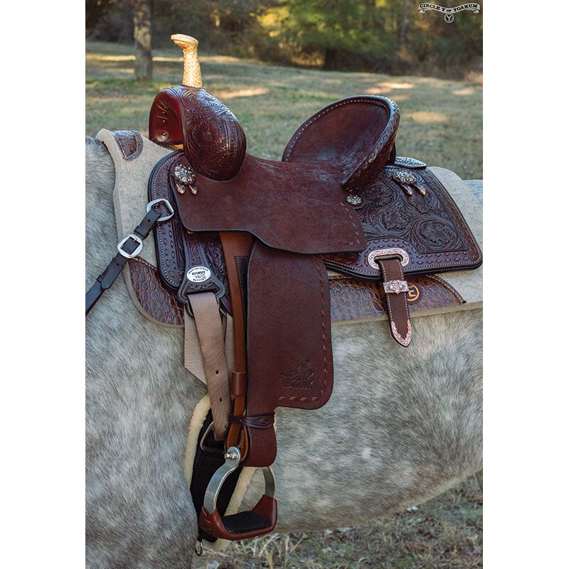 Circle Y Martha Josey Revolution Flex2 Barrel Saddle - Image 2