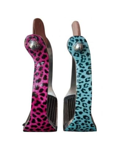 Cheetah Print Stirrups